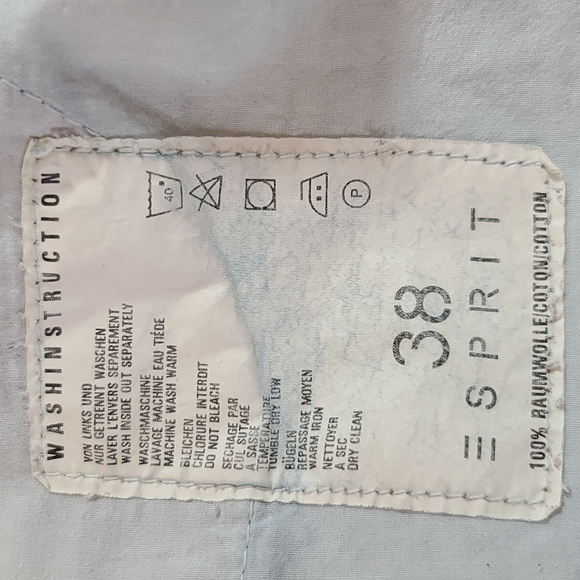 Esprit Dark Blue Denim Mini Skirt ( Sz 38) - Picture 3 of 7